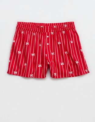 Aerie Flannel Girl Boxer