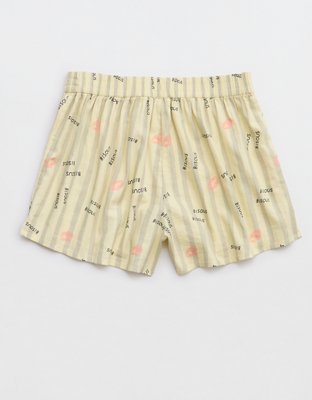 Aerie Flannel Girl Boxer