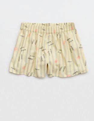 Aerie Flannel Girl Boxer