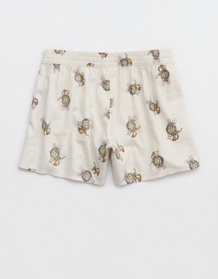 Aerie Flannel Girl Boxer