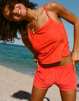 Aerie Real Hot Terry Boxer