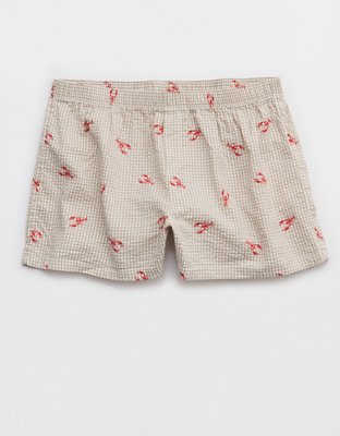 Aerie Around Town Seersucker Boxer