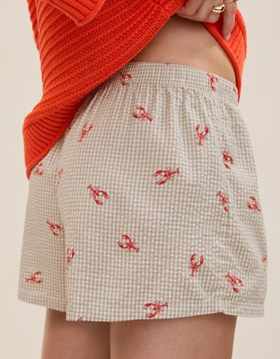 Aerie Around Town Seersucker Boxer