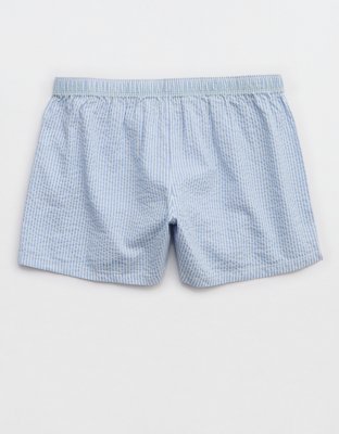 Aerie Around Town Seersucker Boxer