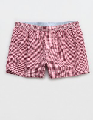 Aerie Around Town Seersucker Boxer