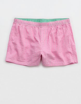 Aerie Around Town Seersucker Boxer