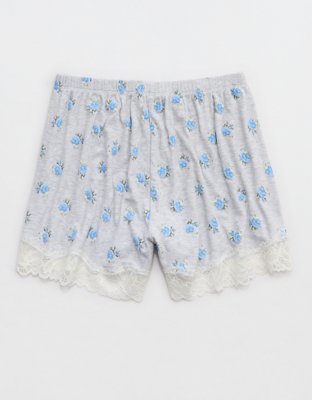 OVERSLEPT by Aerie Real Soft Ribbed Pajama Short