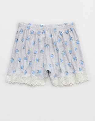 OVERSLEPT by Aerie Real Soft Ribbed Pajama Short