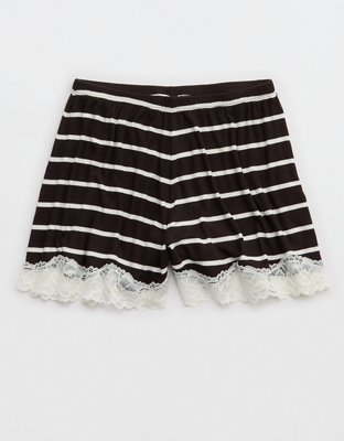 OVERSLEPT by Aerie Real Soft Ribbed Pajama Short