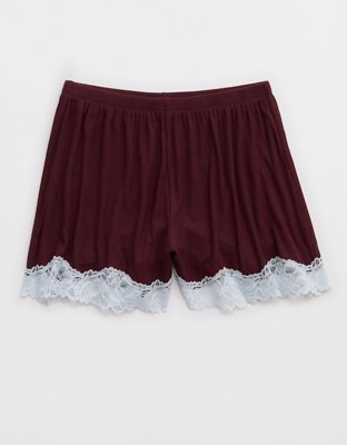 OVERSLEPT by Aerie Real Soft Ribbed Pajama Short