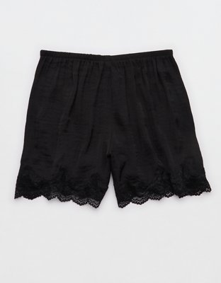 Aerie Night Out Satin Lace Boxer