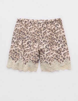 Aerie Night Out Satin Lace Boxer