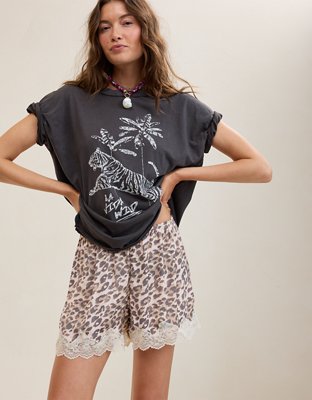 Aerie Night Out Satin Lace Boxer from American Eagle - $44.95