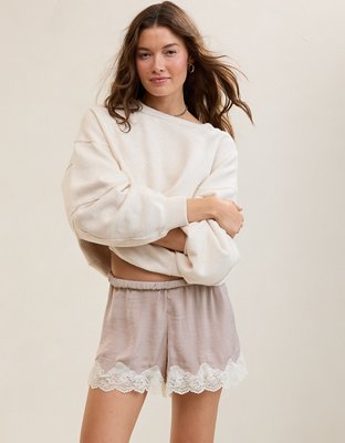 Aerie Night Out Satin Lace Boxer from American Eagle - $44.95