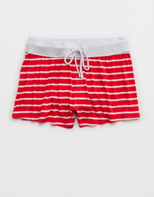 Пижамные шорты Real Soft®, с шортами, джерси — Aerie, цвет: Яркий красный — фото 3