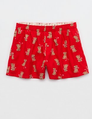 Aerie Checked Out Flannel Boxer