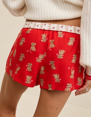 Aerie Checked Out Flannel Boxer