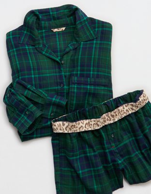 Aerie Checked Out Flannel Boxer