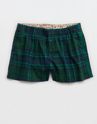 Aerie Checked Out Flannel Boxer
