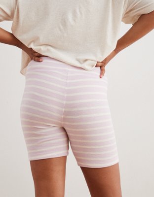 Пижамные шорты Real Soft®, в рубчик — Aerie — фото 3