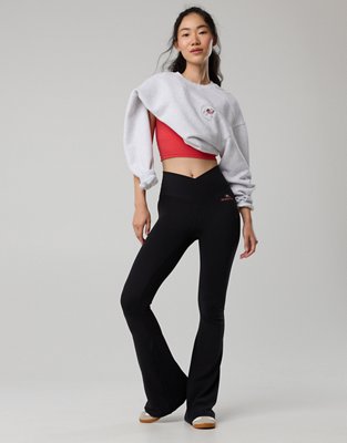 Georgia Bulldogs OFFLINE By Aerie Crossover Flare Legging