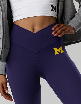 Michigan Wolverines OFFLINE By Aerie Crossover Flare Legging