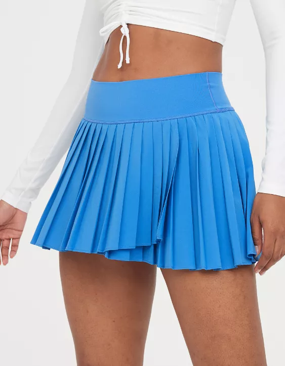OFFLINE By Aerie Real Me Pleated Circle Tennis Skirt