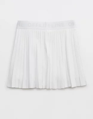 OFFLINE By Aerie Goals Logo Pleated Skort