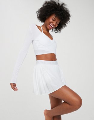 OFFLINE By Aerie Goals Logo Pleated Skort