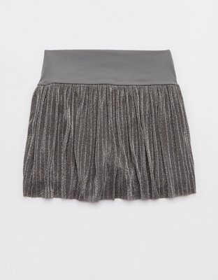 OFFLINE By Aerie Real Me Pleated Glitter Skort