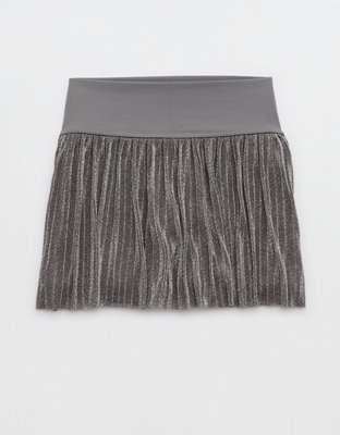 Женские юбки Aerie OFFLINE By Aerie Real Me Pleated Glitter Skort — фото 3