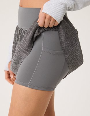 Женские юбки Aerie OFFLINE By Aerie Real Me Pleated Glitter Skort — фото 4