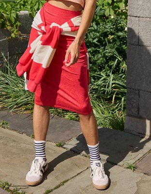 Женские юбки Aerie OFFLINE By Aerie The Hugger Midi Skirt — фото 6