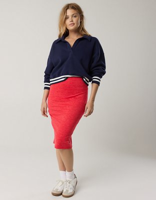 Женские юбки Aerie OFFLINE By Aerie The Hugger Midi Skirt — фото 5