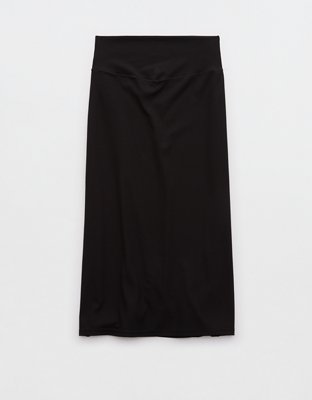 OFFLINE By Aerie Real Me XTRA Ribbed Midi Skirt
