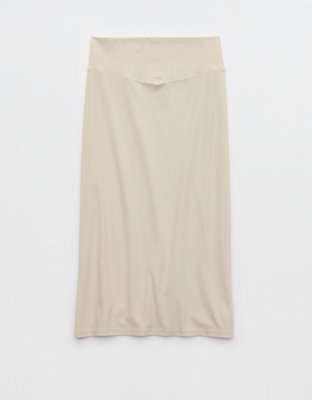 OFFLINE By Aerie Real Me XTRA Ribbed Midi Skirt