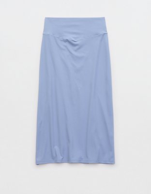 OFFLINE By Aerie Real Me XTRA Ribbed Midi Skirt