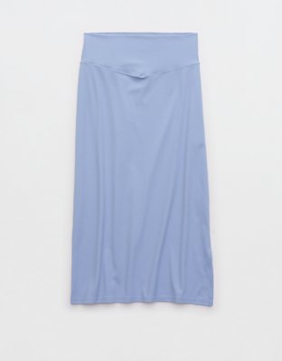 OFFLINE By Aerie Real Me XTRA Ribbed Midi Skirt