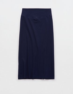 OFFLINE By Aerie Real Me XTRA Ribbed Midi Skirt