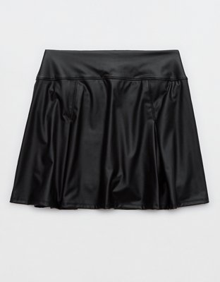 OFFLINE By Aerie Real Luxe Faux Leather Mini Skirt