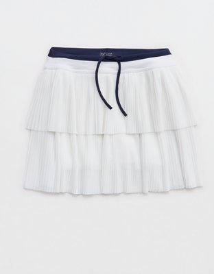 OFFLINE By Aerie Real Me Pleated Mesh Skort