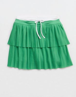 OFFLINE By Aerie Real Me Pleated Mesh Skort