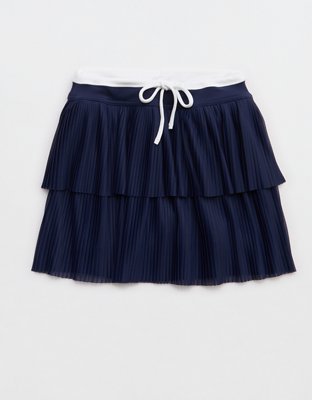 OFFLINE By Aerie Real Me Pleated Mesh Skort