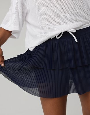 OFFLINE By Aerie Real Me Pleated Mesh Skort