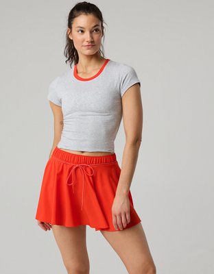 OFFLINE By Aerie Drawcord Mini Skort