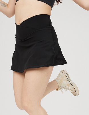Serena, A-line high waist skirt with shorts attached