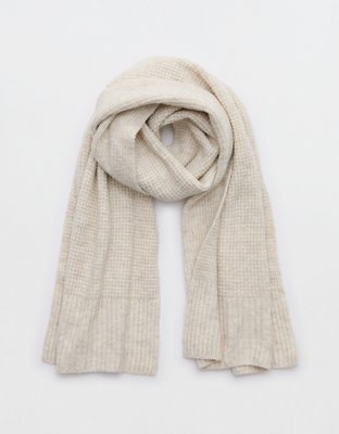 OFFLINE By Aerie Waffle Blanket Scarf