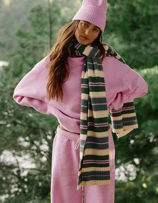 OFFLINE By Aerie Waffle Scarf