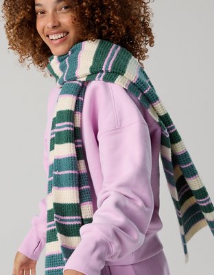 OFFLINE By Aerie Waffle Scarf