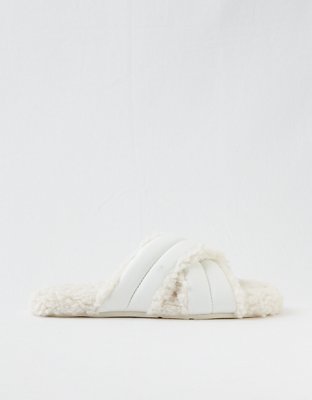 OFFLINE By Aerie Quilted Puffer Slides